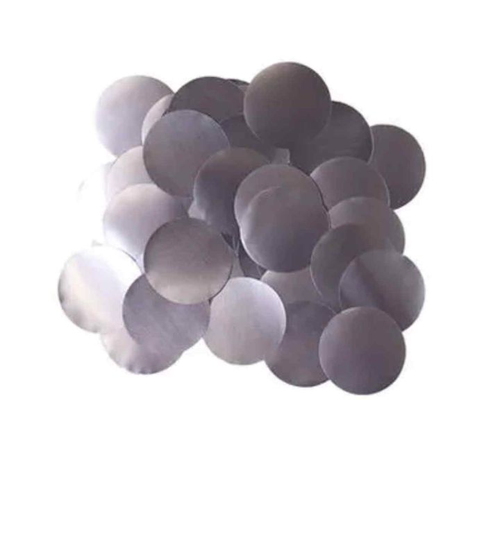 Confetti Foil Metallic Graphite 10mm x 50g