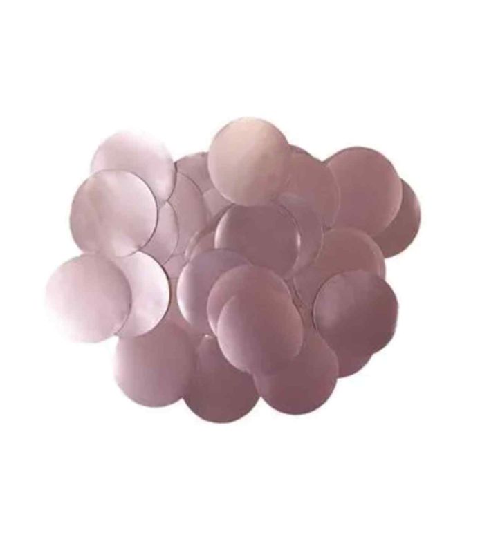 Confetti Foil Metallic Light Pink 10mm x 50g
