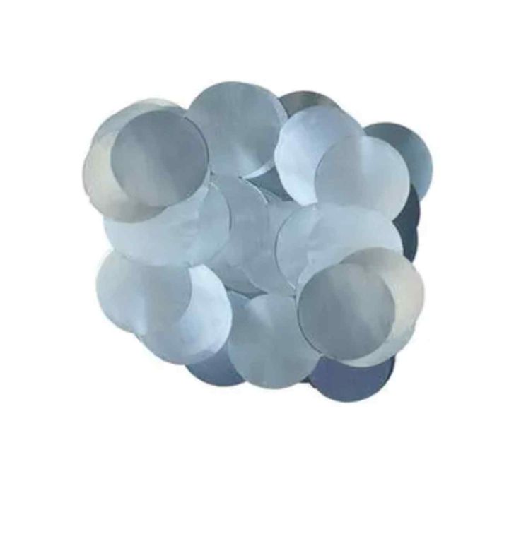 Oaktree Metallic Foil Confetti 10mm x 50g - Light Blue