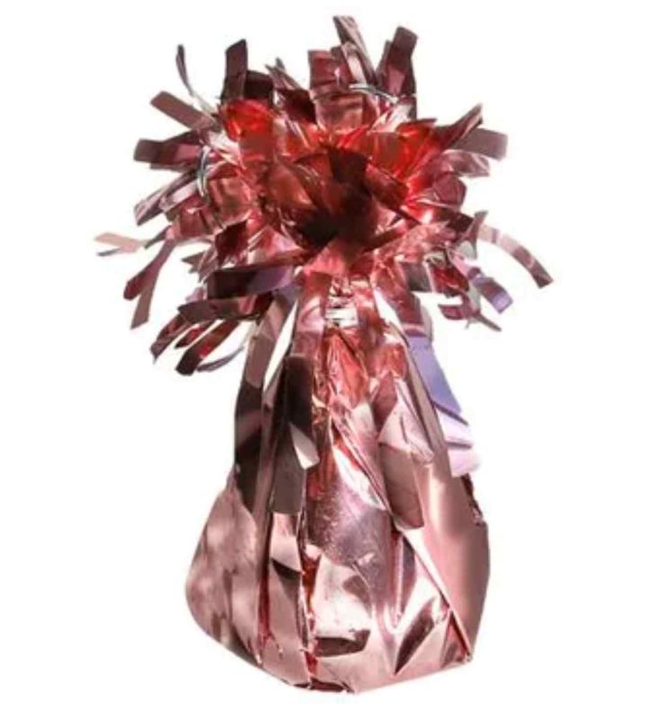 Foil Balloon Weights Rose Gold 12ct.