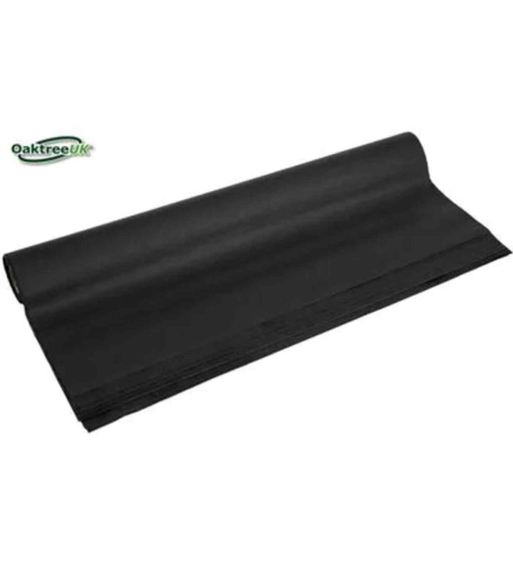 Oaktree Tissue Paper 75cm x 50cm Sheet 48pcs Roll Black No.20