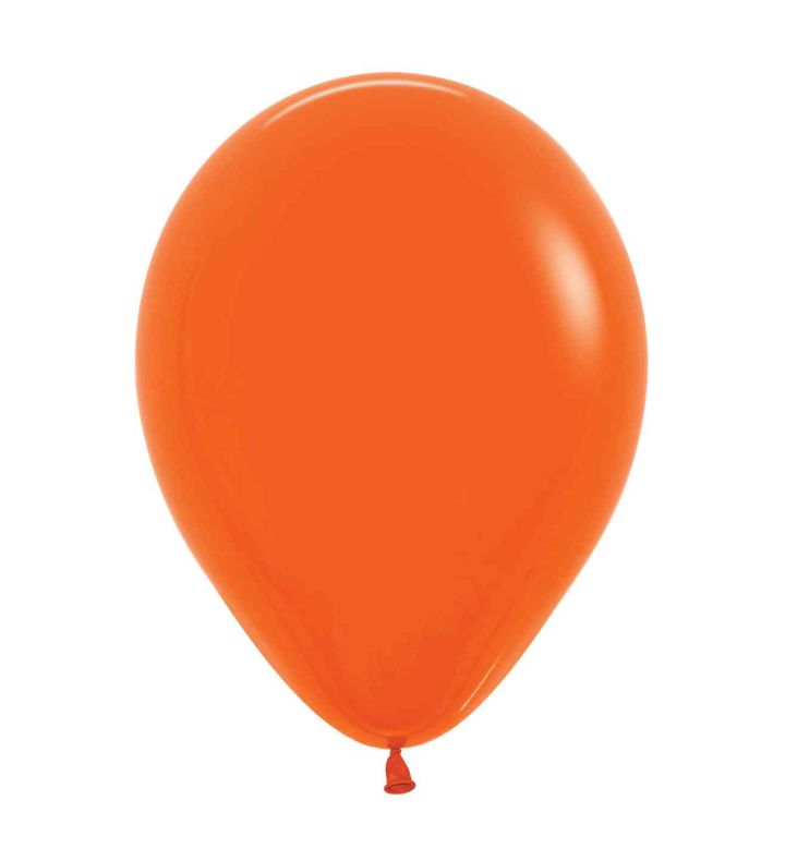 5" Sempertex Orange 061 Fashion Latex Balloons 50ct