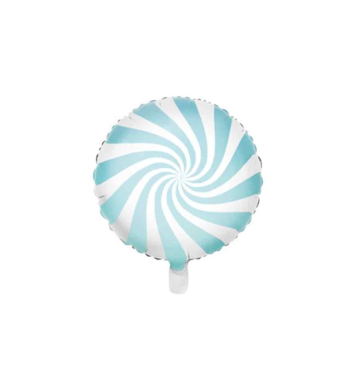 Party Deco Light Blue Candy Foil Balloon