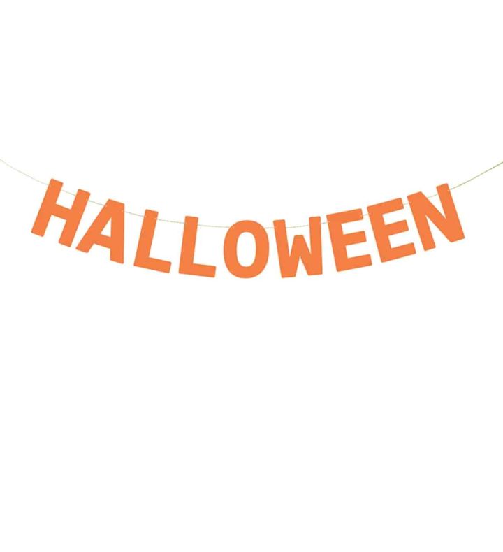 Orange Halloween Banner 2.5m