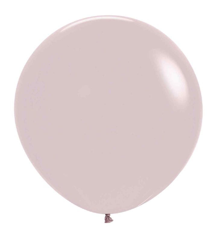 24" Sempertex Pastel Dusk Rose 110 Latex Balloons 3ct
