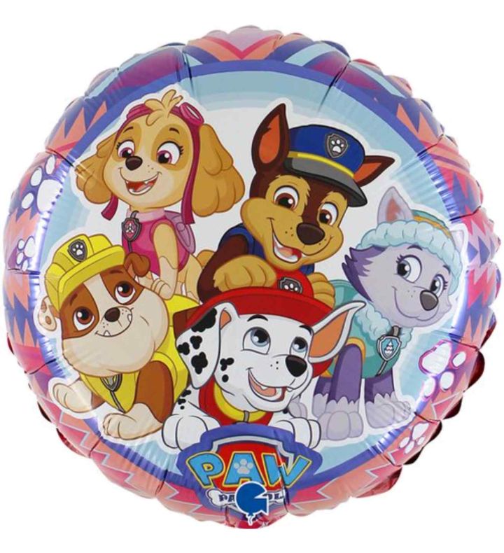 18" Grabo Paw Patrol - Adventure Round Foil Balloon