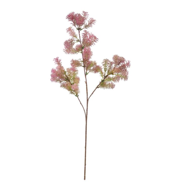 Pink Foliage Spray Stem 72cm