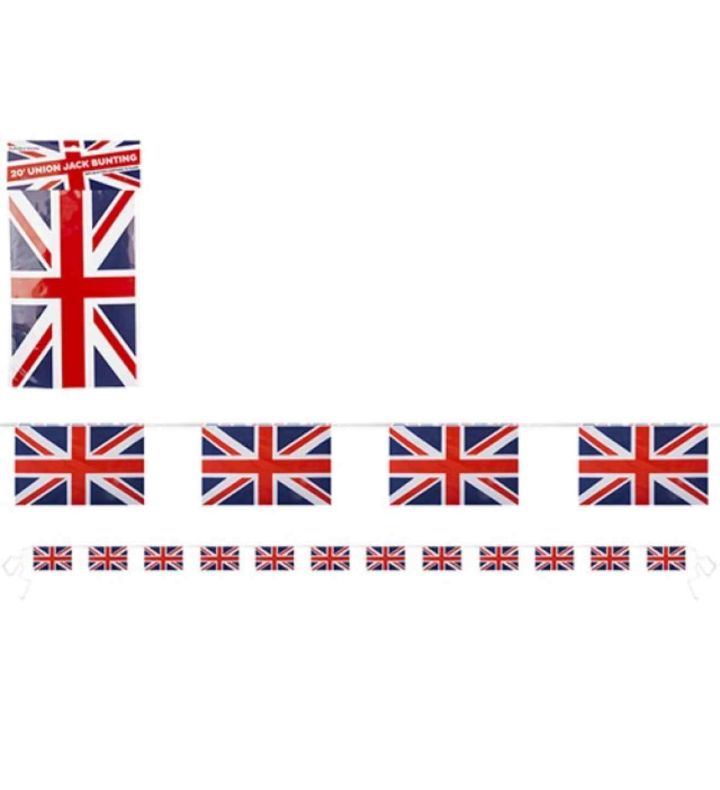20' PMS Union Jack Rayon Bunting