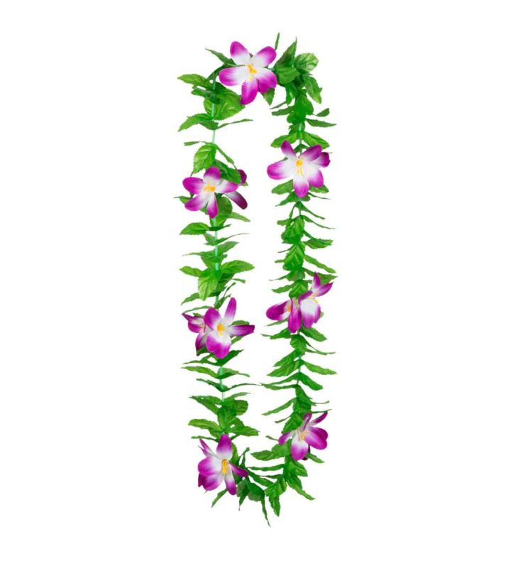 Purple Flower Hawaiian Lei