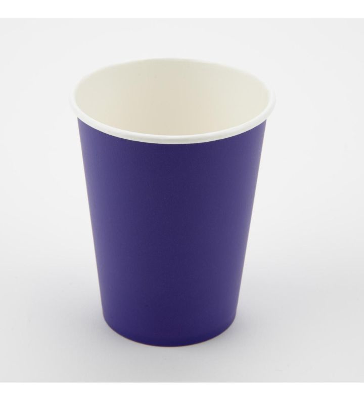 Paper Cups Purple Oaktree 9oz 8ct