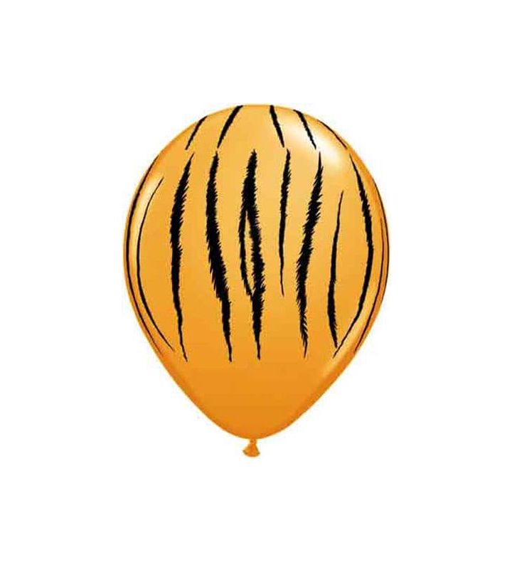11" Qualatex Tiger Stripes Latex Balloons 25pk