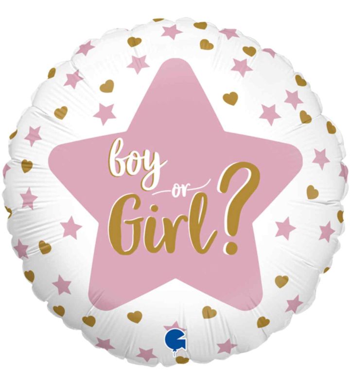 18" Grabo Gender Reveal Round