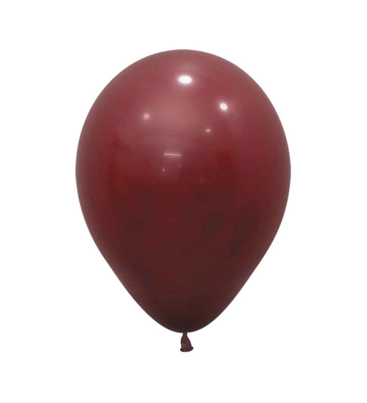 5" Sempertex Fashion Merlot 018 Latex Balloons 50ct