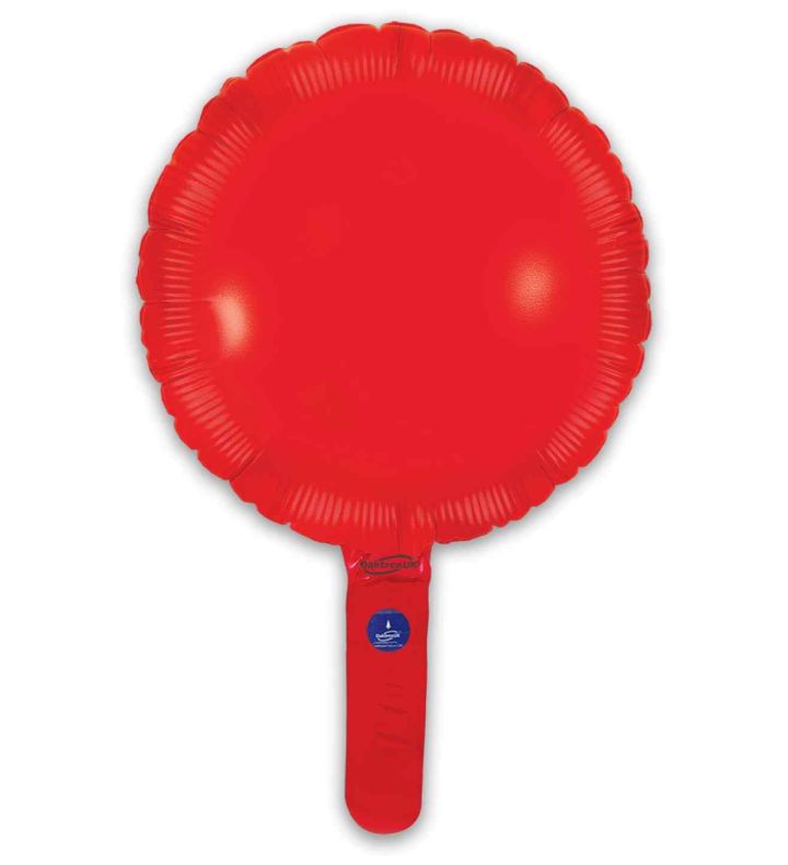 9" Oaktree Red Round 5pcs