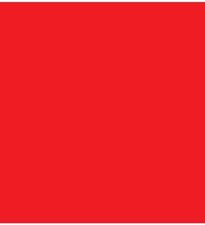 De Tape Bright Red Vinyl Roll 305mm x 5m