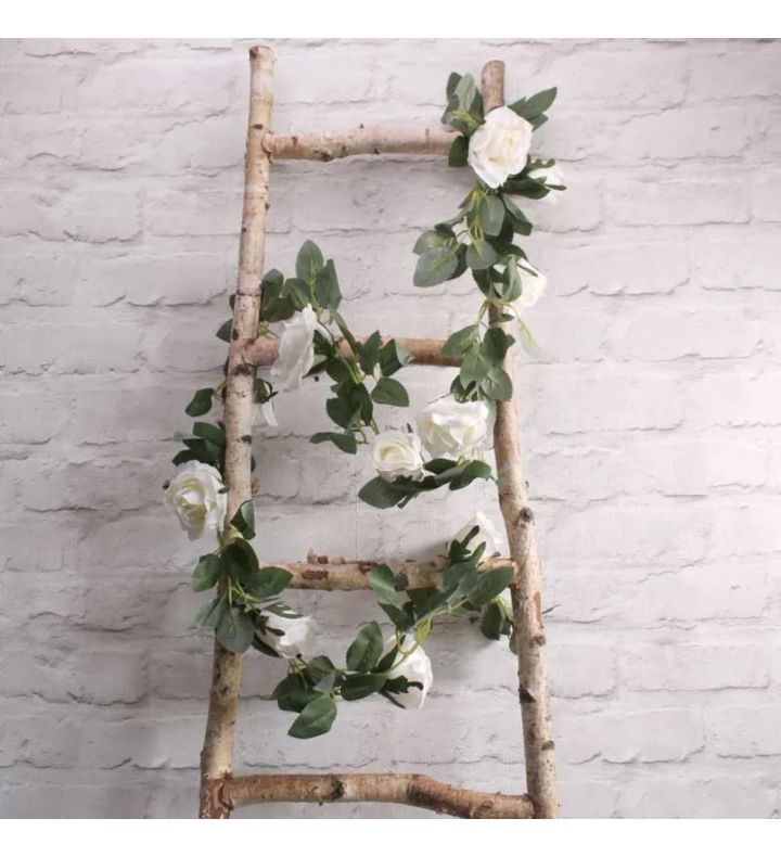 Rose Garland Cream 175cm