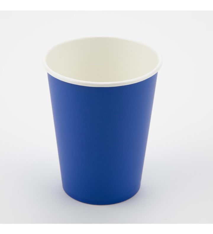 Paper Cups Royal Blue Oaktree 9oz 8ct