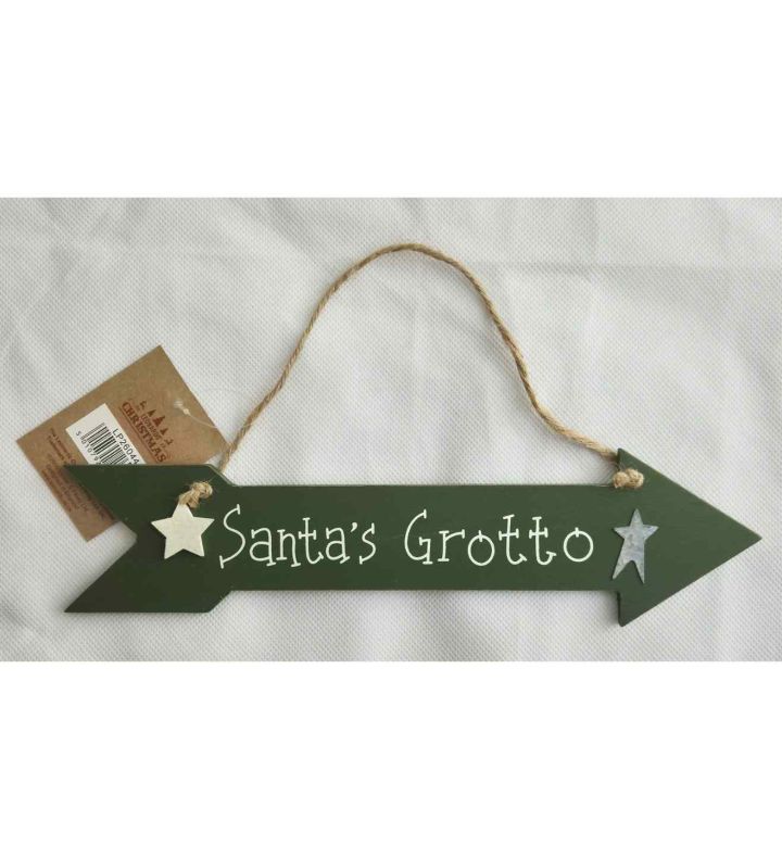 Santa's Grotto Sign
