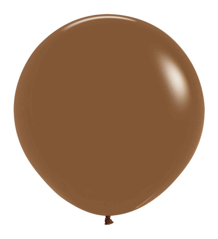24" Sempertex Coffee 074 Latex Balloons 3ct