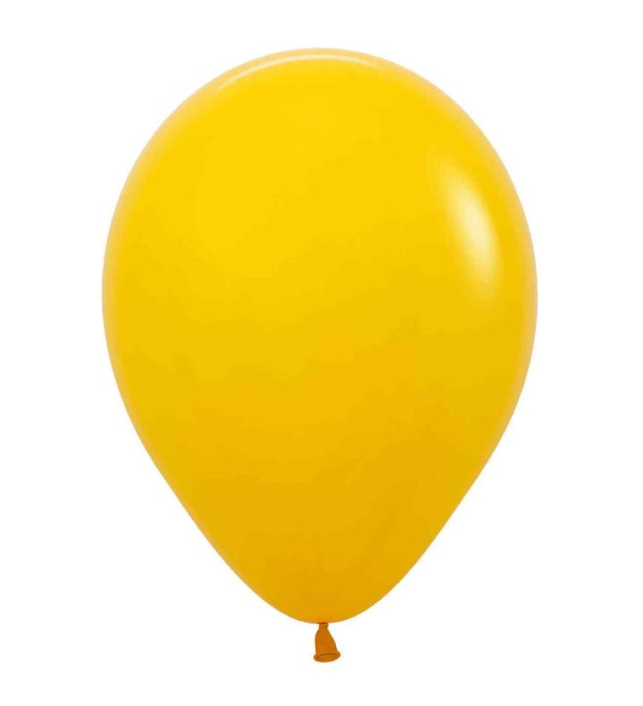 5" Sempertex Fashion Honey Yellow 021 Latex Balloons 50ct