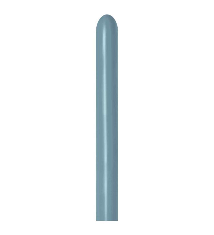 260S Sempertex Pastel Dusk Blue 140 Modelling Latex Balloons 100ct