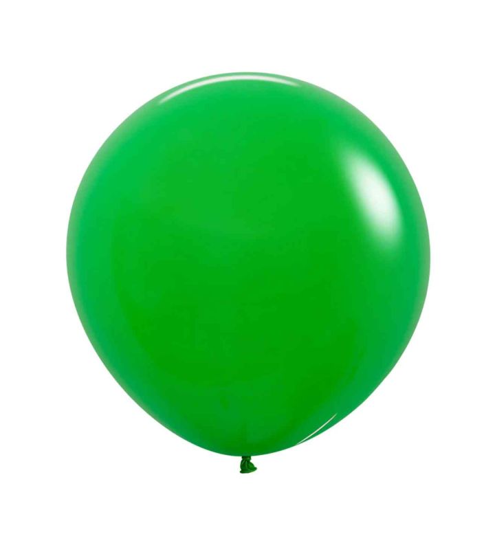 24" Sempertex Shamrock Green 029 Latex Balloons 3ct