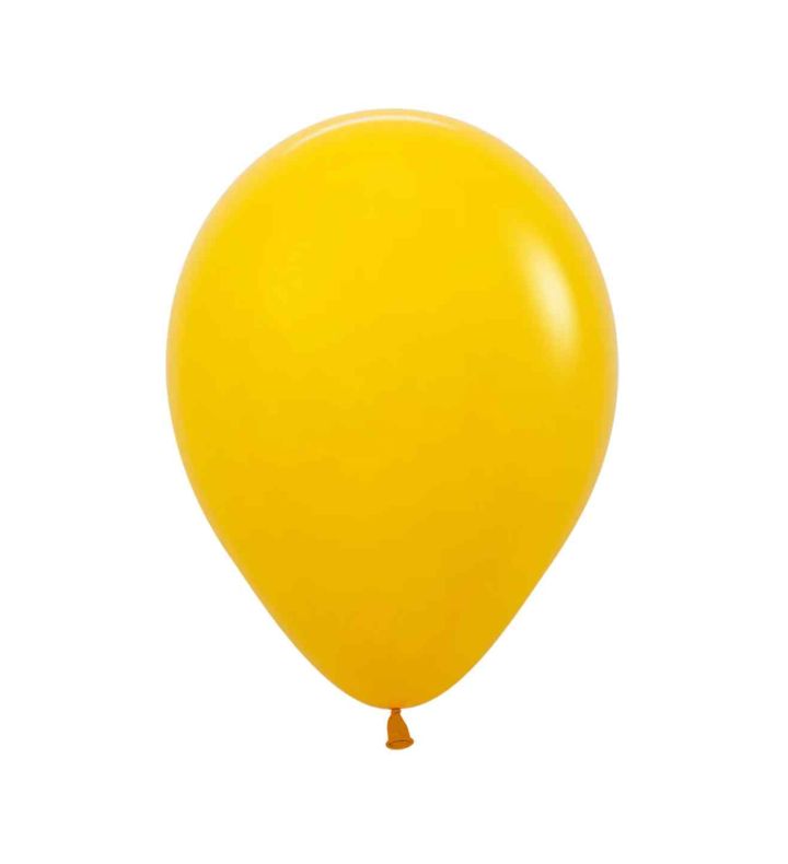 12" Sempertex Fashion Honey Yellow 021 Laterx Balloons 50ct