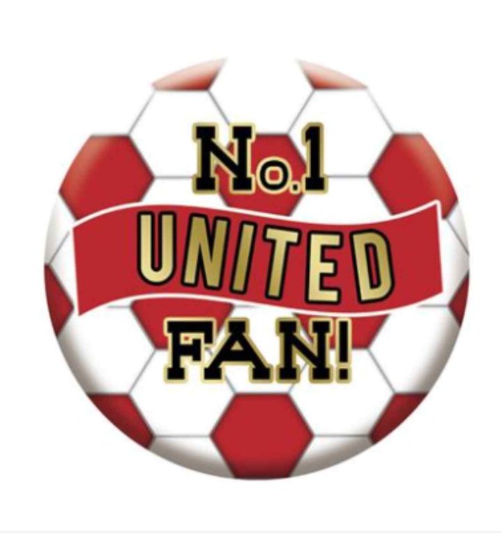 No.1 United Fan Football Badge 5.5cm