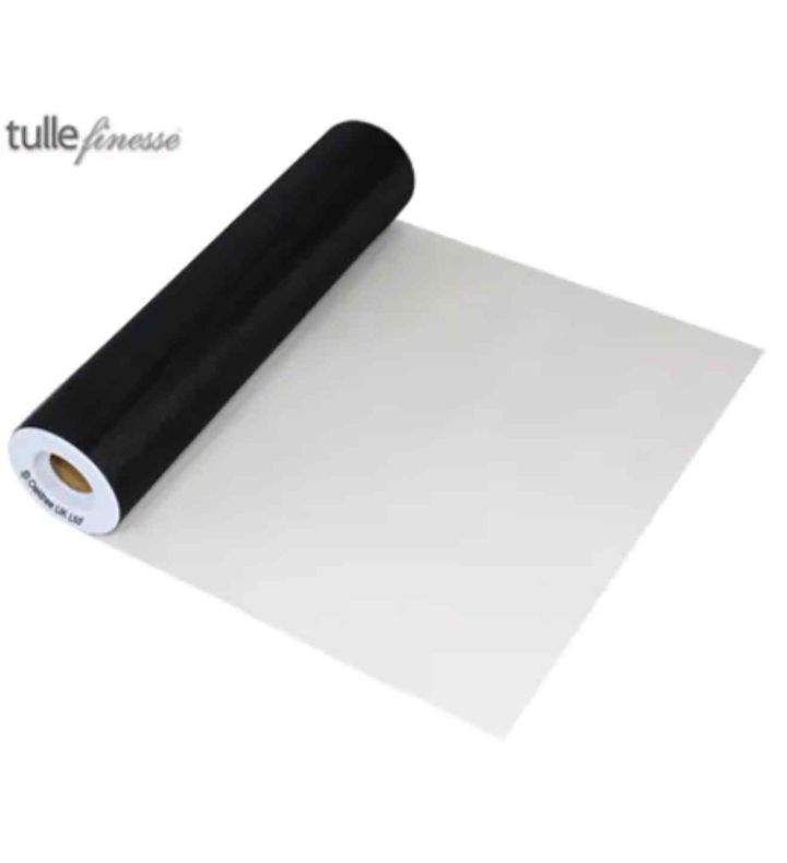 Tulle Finesse Black 12" x 25yds
