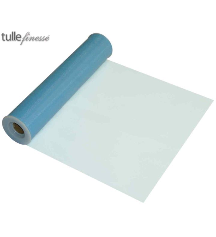 Tulle Finesse Light Blue 12" x 25yds