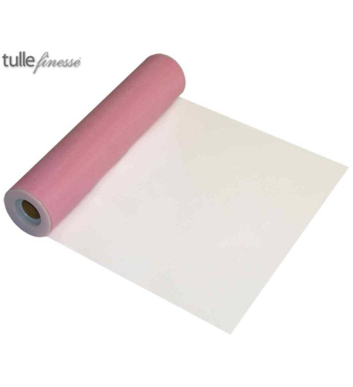 Tulle Finesse Light Pink 12" x 25yds