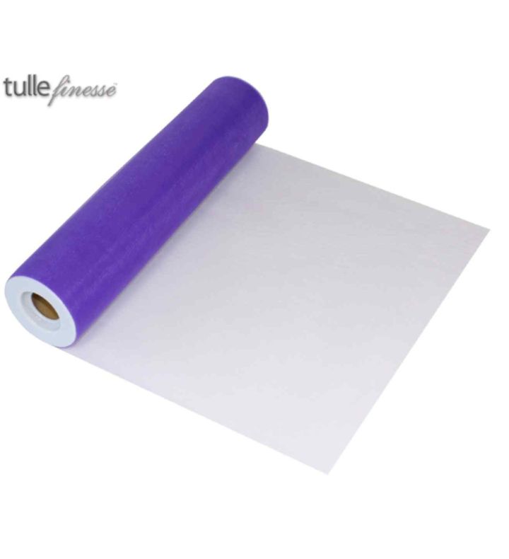 Tulle Finesse Purple 12" x 25yds