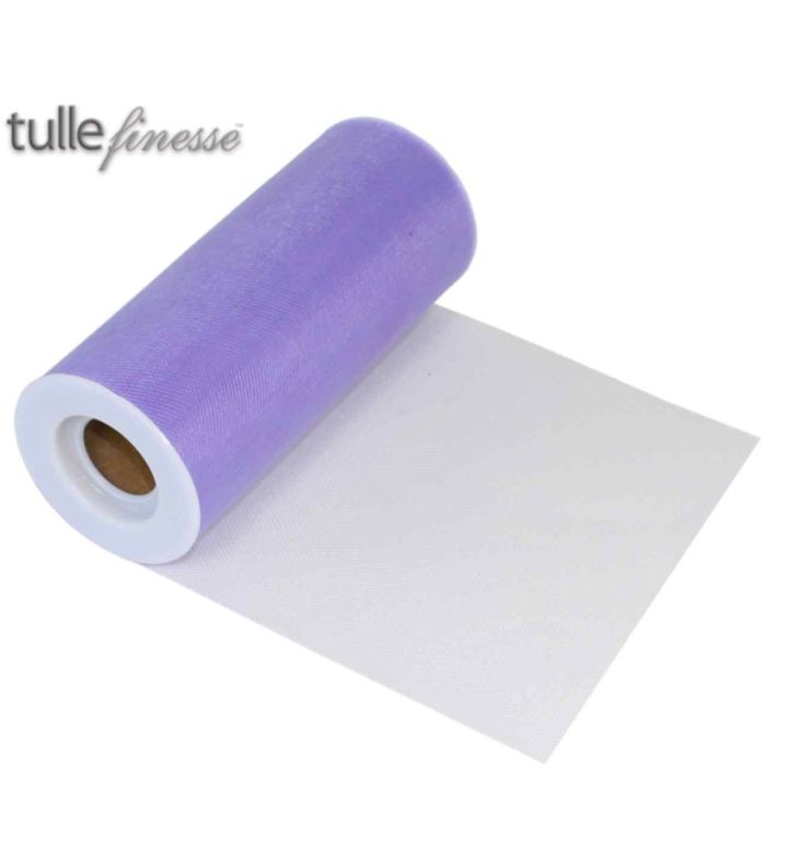 Tulle Finesse Lavender 6" x 25yds