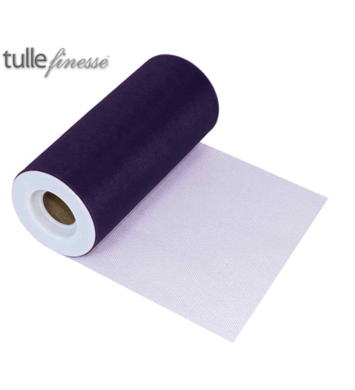 Tulle Finesse Navy Blue 6" 25yds