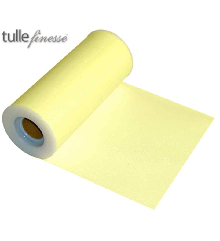 Tulle Finesse Yellow 6" x 25yds