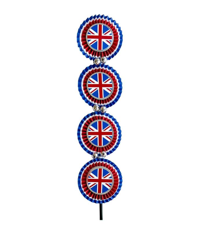 Union Jack Noisemaker Wand