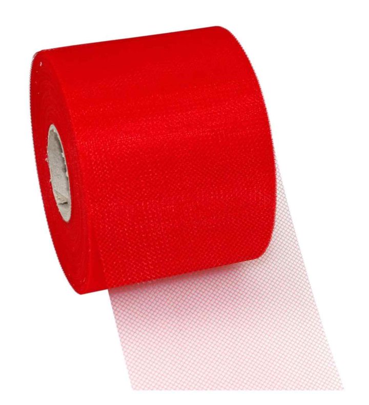 Verona Red Tulle 72mm x 50m