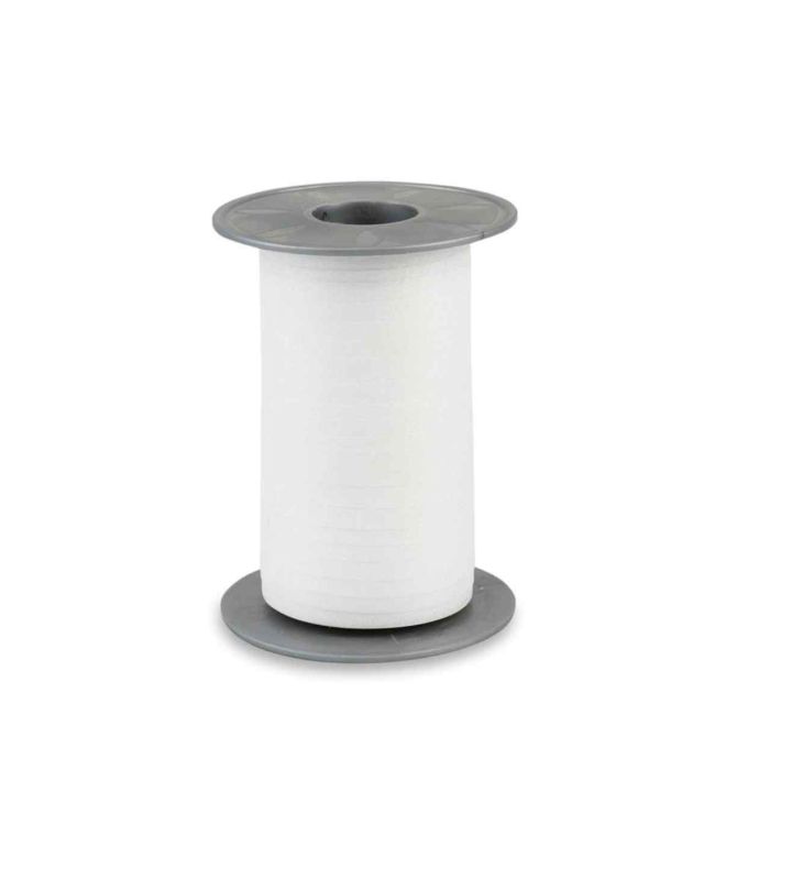 Poly Glitter White Ribbon 10mm x 100m