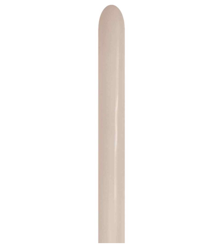 260S Sempertex Fashion White Sand 071 Modelling Latex Balloons 50ct