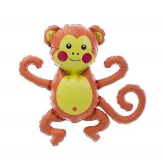 14-mini--north--star-orange-monkry-foil-balloon