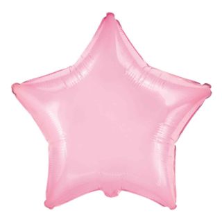 18" Star Pastel Baby Pink Flexmetal Foil Balloon