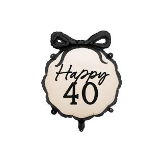 18inch-happy-40-black-bow-foil-balloon-party-deco