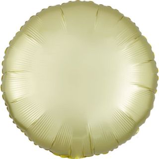 18" Satin Luxe Pastel Yellow Foil Balloon