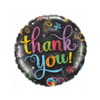 18" Thank You! Chalkboard Foil Balloon