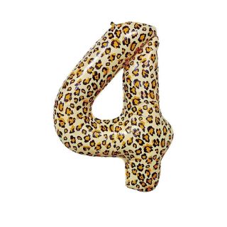 26inch-leopard-number-4-bamboo-party-foil-balloon