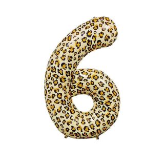 26inch-leopard-number-6-bamboo-party-foil-balloon