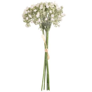 Mini White Closed Gypsophilia with Bud Bunch 31cm x6