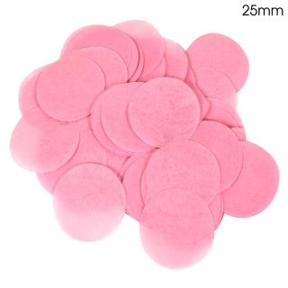 Pink Paper Confetti 25mm 14g