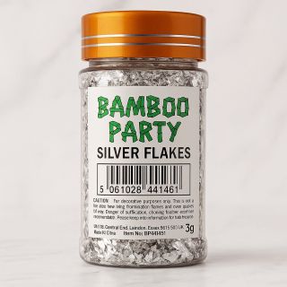 Bamboo Party Silver Flakes 3g