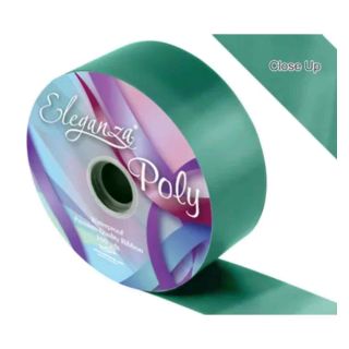 eleganza-poly-ribbon-50mm-x-91m-emerald-green